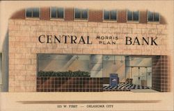 Central Morris Plan Bank Oklahoma City, OK Postcard Postcard Postcard