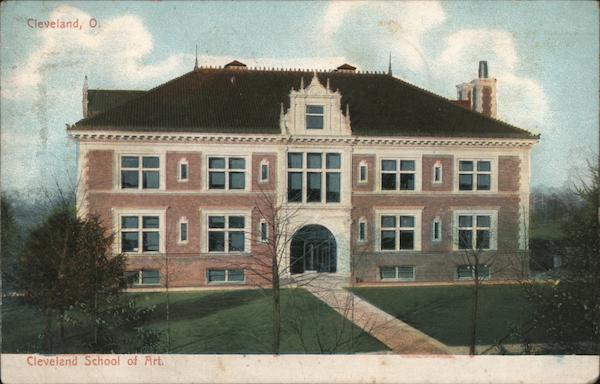 Cleveland School of Art Ohio Postcard