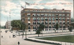 General Offices Santa Fe Railroad Postcard