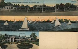 Beautiful Lake Contrary St. Joseph, MO Postcard Postcard Postcard