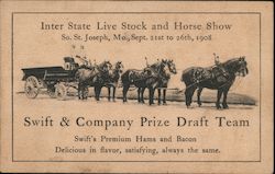 Inter State Livestock and Horse Show St. Joseph, MO Postcard Postcard Postcard