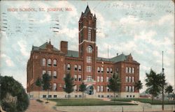 High School St. Joseph, MO Postcard Postcard Postcard