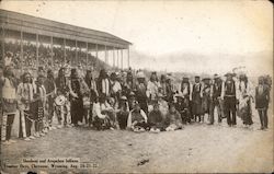 Shoshoni and Arapahoe Indians - Frontier Days Cheyenne, WY Native Americana Postcard Postcard Postcard