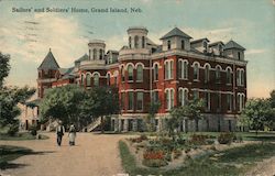 Sailors' and Soldiers' Home Grand Island, NE Postcard Postcard Postcard