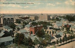 Bird's Eye View Grand Island, NE Postcard Postcard Postcard