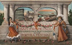 Portola Festival, 1913 Postcard