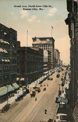 Grand Ave. North from 12th St. Kansas City, MO Postcard Postcard Postcard