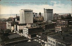 Looking North East from Baltimore Hotel Kansas City, MO Postcard Postcard Postcard