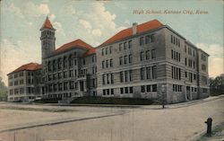 High School Kansas City, KS Postcard Postcard Postcard