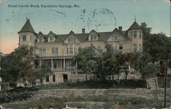 Hotel Castle Rock Excelsior Springs, MO Postcard Postcard Postcard