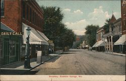 Broadway Excelsior Springs, MO Postcard Postcard Postcard