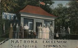 Natrona Soda Spring Excelsior Springs, MO Postcard Postcard Postcard