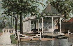 Sulpho-SAline and Siloan Springs Postcard