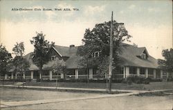 Allis-Chalmers Club House West Allis, WI Postcard Postcard Postcard