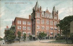 Mercy Hospital Pittsburgh, PA Postcard Postcard Postcard