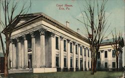 Erie County Court House Pennsylvania Postcard Postcard Postcard