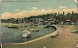 Boat House, Fairmont Park Philadelphia, PA Postcard Postcard Postcard