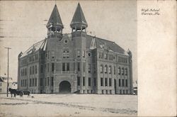 High School Warren, PA Postcard Postcard Postcard