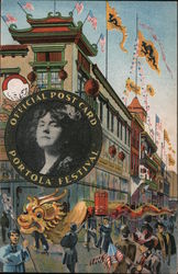 Portola Festival, View fo Chinatown San Francisco, CA Postcard Postcard Postcard