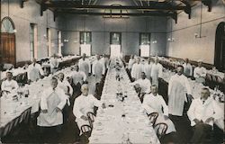 Dining Room - Soldiers and Sailors Home Erie, PA Postcard Postcard Postcard