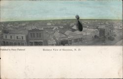 Birdseye View of Sheyenne Postcard