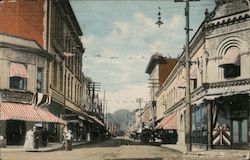 Street Scene, 1910 Postcard