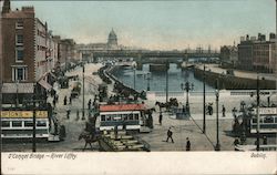 O'Connel Bridge - River Liffey Postcard