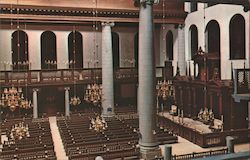 Portuguese Synagogue, 1675 - Yeshiva University Museum, N.Y. Postcard