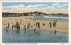 Good Harbor Beach, Bass Rocks Gloucester, MA Postcard Postcard Postcard