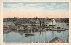 Gloucester and Harbor Massachusetts Postcard Postcard Postcard