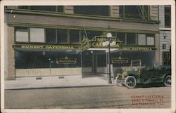 Sunset Cafeteria, 40-52 O'Farrell St Postcard