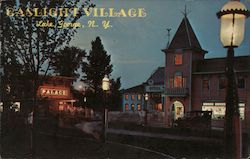 Gaslight Village Lake George, NY Postcard Postcard Postcard