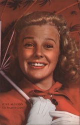 June Allyson Actresses Postcard Postcard Postcard