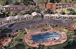 The Carolinian Motel Postcard