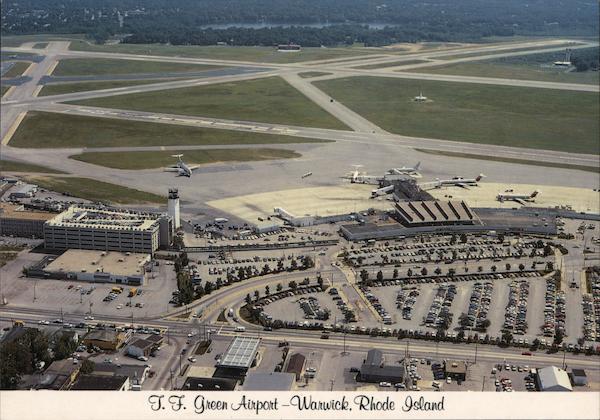 Theodore Francis Green Airport Warwick, RI Postcard