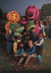 Barney and Friends - Thanks for Watching Movie and Television Advertising Postcard Postcard Postcard