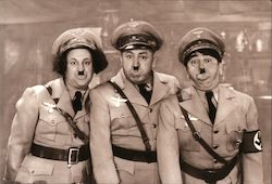 The Three Stooges as Nazis Postcard