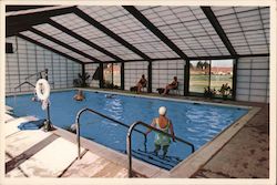 Pool at Life Care Community Postcard