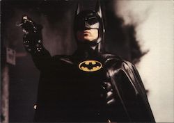 Michael Keaton as Batman Movie and Television Advertising Postcard Postcard Postcard