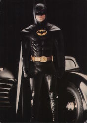 Michael Keaton as Batman Movie and Television Advertising Postcard Postcard Postcard