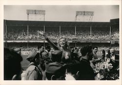 Marilyn Monroe Yankee Stadium 1959 Postcard