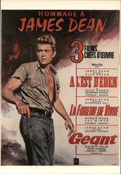 Hommage a James Dean Movie and Television Advertising Postcard Postcard Postcard