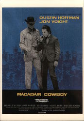 Midnight Cowboy Movie and Television Advertising Postcard Postcard Postcard