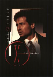 The X Files Fox Mulder Movie and Television Advertising Postcard Postcard Postcard