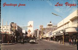 Fremont Street and Las Vegas Blvd. Nevada Postcard Postcard Postcard