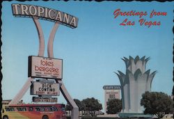 Tropicana Hotel on the Strip Postcard