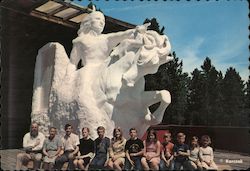 Crazy Horse May 1969 Sculpture & Carving Postcard Postcard Postcard