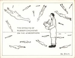 The Effects of Rubber Chickens on the Atmosphere - Ken Brown Postcard