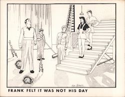 Frank Felt It Was Not His Day Postcard