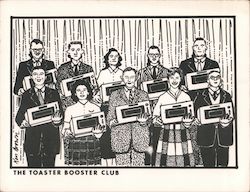 The Toaster Booster Club - Ken Brown Cartoons Postcard Postcard Postcard